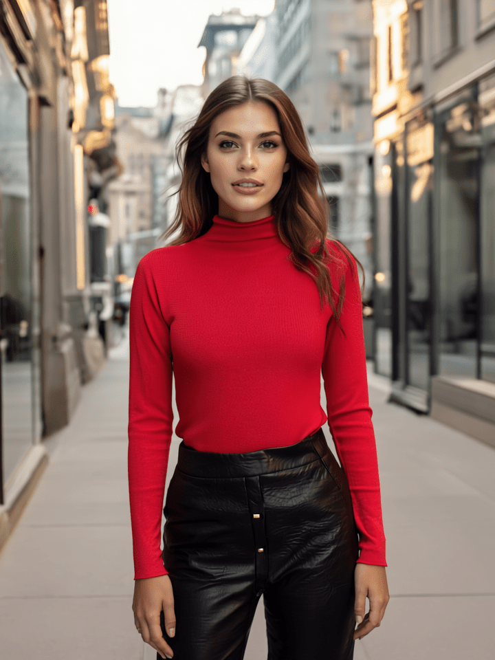 MAGENTA PLETENÉ BODY-0