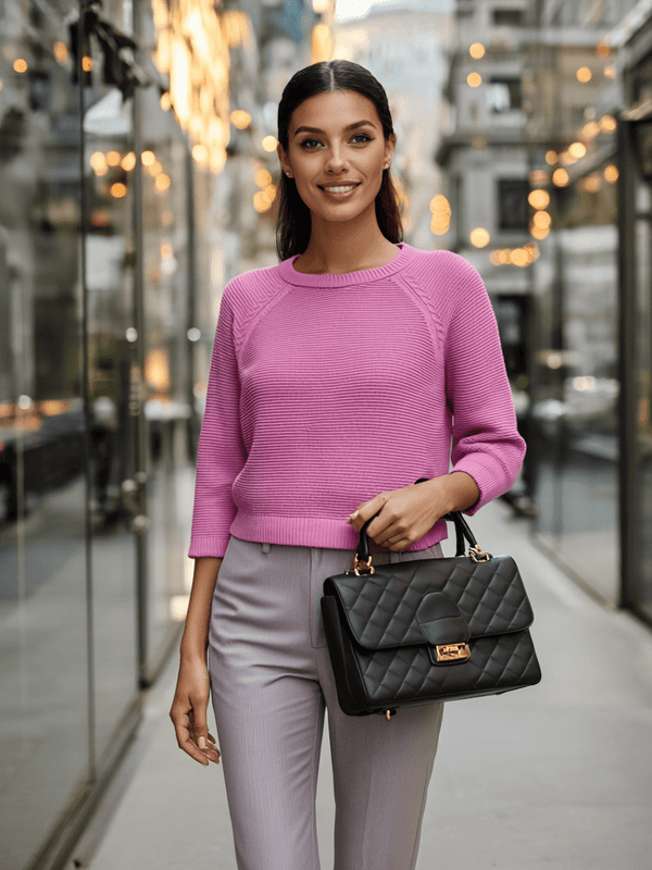 MAGENTA PULÓVER-0