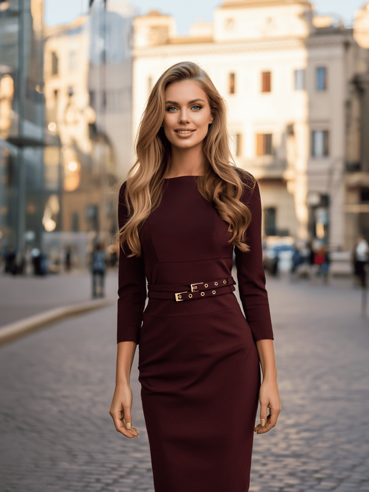 MAGENTA ŠATY-1